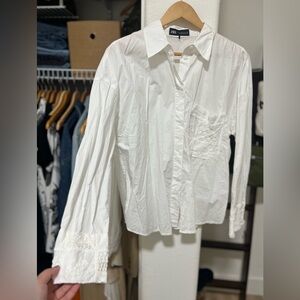 ZARA Button Down Top